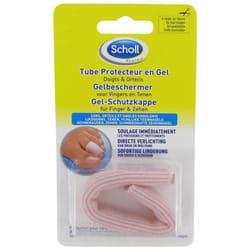 Tube Protecteur en Gel - SCHOLL - Soulage immédiatement les pressions et frottements des orteils