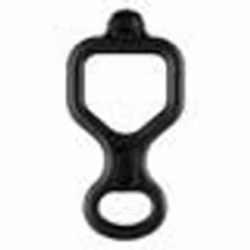 Descendeur en huit - Petzl - HUIT ANTIBRULURE - Noir - Anti-brûlure - Aluminium forgé