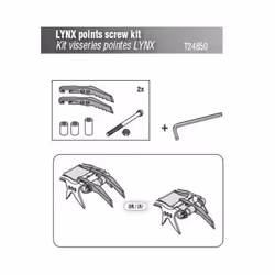 Kit visserie pour crampons Lynx - PETZL - Pointes avant - Adulte - Mixte