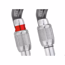 Petzl M36A SL mousqueton d'escalade Mousqueton à verrou En forme de D Aluminium Gris 1 pièce(s)