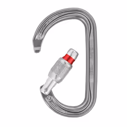 Petzl Am’D Mousqueton à verrou En forme de D Aluminium Gris 1 pièce(s)