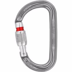 Mousqueton AmD Screw-Lock - PETZL - Aluminium - Gris - Adulte - Mixte - Escalade