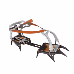 Petzl IRVIS, Attache, Acier, 36-46, Noir, Orange, 710 g, CE EN 893, UIAA
