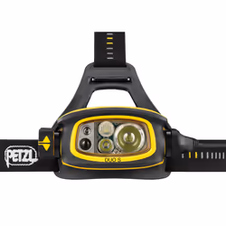 Petzl Duo S Noir, Jaune Lampe frontale