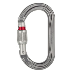 Petzl M33A SL mousqueton d'escalade Mousqueton à verrou En forme de D Aluminium Gris 1 pièce(s)