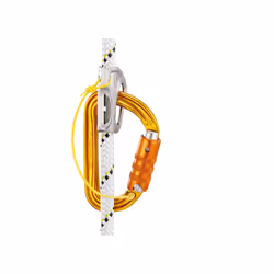 Petzl M39A SL mousqueton d'escalade Mousqueton à verrou En forme de D Aluminium Jaune 1 pièce(s)