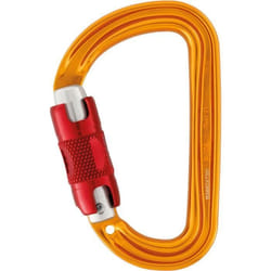 Mousqueton - Petzl - SM D Twist-Lock - Jaune - Compact - Léger