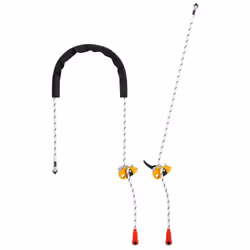 La longe Grillon Petzl est utilisée pour réaliser des systèmes de maintien au travail en complément d'un dispositif d'arrêt d ...