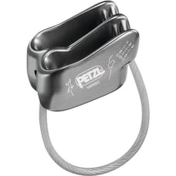 Assureur-descendeur - PETZL - Verso - Ultra léger - Compatible avec tous types de cordes - Gris