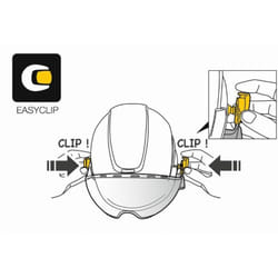 Petzl - Visière transparente vizir easyclip - A015AA00 - Incolore - Taille unique