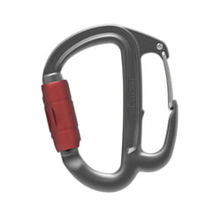 Petzl M042AA00 mousqueton d'escalade Mousqueton à verrou En forme de D Aluminium Gris 1 pièce(s)