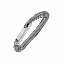 Petzl DJINN Mousqueton à verrou Aluminium Gris 1 pièce(s)