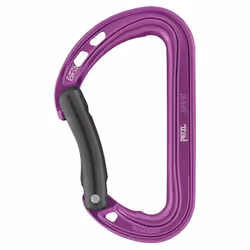 Mousqueton - PETZL - Spirit - Violet - Léger - 23 kN - Escalade Sportive