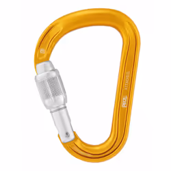 Petzl ATTACHE Mousqueton à verrou En forme de D Aluminium Jaune 1 pièce(s)