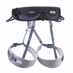 Petzl Corax, Escalade de glace, Alpinisme, Escalade sportive, Trad climbing, Boucle à libération latérale, Universel, Gris, U ...