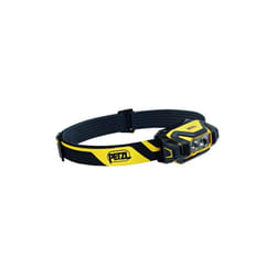 Pixa r lampe frontale led professionnelle, 600 lumens, rechargeable, étanche IP68, 3 modes d'éclairage, noir et jaune - Petzl