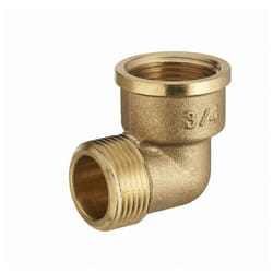 Noyon&thiebault - Coude laiton mâle femelle MF3/8 (12x17) 526-12L1