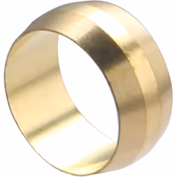 Bague bicône de diamètre 16 mm pour réalisation d'une installation en cuivre sans soudure Cette bague en laiton (également ap ...