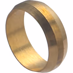 Bague bicône de diamètre 18 mm pour réalisation d'une installation en cuivre sans soudure Cette bague en laiton (également ap ...