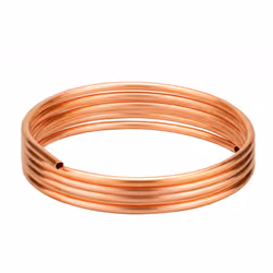 Tube recuit en couronne de diamètre 14 mm et d'une longueur totale de 10 mètres. Couronne malléable principalement destinée à ...