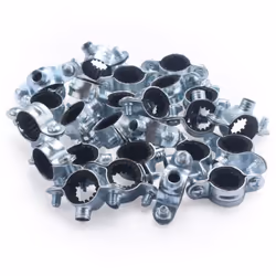 Collier de fixation simple isophonique pour tube en cuivre de diamètre 14 mm Fabriqué en acier, ce collier est conçu pour fix ...