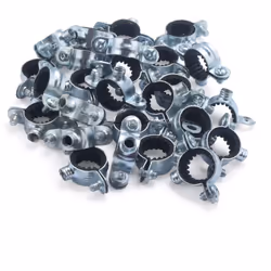 Collier de fixation simple isophonique pour tube en cuivre de diamètre 16 mm Fabriqué en acier, ce collier est conçu pour fix ...