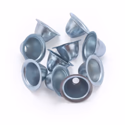 Rosace conique de 19 mm de hauteur et 33 mm de diamètre pour assurer le maintien d'un collier de fixation contre la cloison.  ...