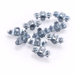 Collier de fixation simple en acier pour tube en cuivre de diamètre 8 mm Fabriqué en acier, ce collier est conçu pour fixer a ...
