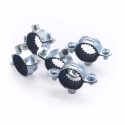 Collier de fixation simple isophonique pour tube en cuivre de diamètre 18 mm Fabriqué en acier, ce collier est conçu pour fix ...