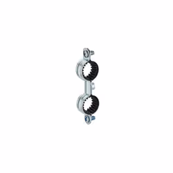 - Permet de fixer 2 tubes cuivre sur un mur- Utiliser la patte à vis et la cheville adaptées à la nature du mur- Fixation du ...