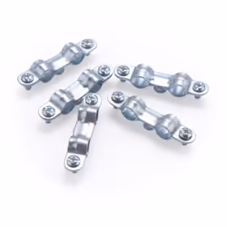 Collier de fixation double en acier pour tube en cuivre de diamètre 10 mm Fabriqué en acier, ce collier est conçu pour fixer  ...