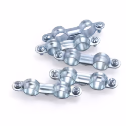 Collier de fixation double en acier pour tube en cuivre de diamètre 14 mm Fabriqué en acier, ce collier est conçu pour fixer  ...