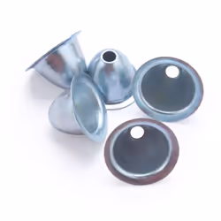 Rosace conique de 24 mm de hauteur et 38 mm de diamètre pour assurer le maintien d'un collier de fixation contre la cloison. ...