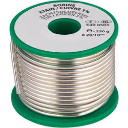 - Métal d'apport en étain/cuivre pour souder les installations d'eau froide ou chaude sanitaire (canalisations et raccords en ...