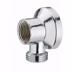 Applique chromée mâle M1/2' (15x21) sortie femelle F1/2' (15x21) NOYON & THIEBAULT - 822ML-15CC1 - Permet de fixer la robinet ...