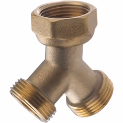 - pour deux flexibles d'alimentation sur un robinet de machine à laver - raccord femelle écrou mobile G3/4 - 2 sorties mâles  ...