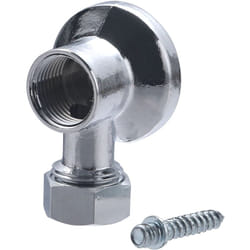 Noyon&thiebault - Applique écrou collet battu en laiton chromé Ø12 - F15x21 (1/2)