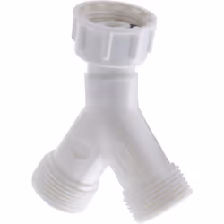 - pour deux flexibles d'alimentation sur un robinet de machine à laver - raccord femelle écrou mobile G3/4 - 2 sorties mâles  ...