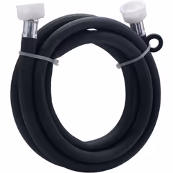 - tuyau d'alimentation en caoutchouc - 2 raccords droits femelles G3/4 - longueur 2,50 mètres - température maxi 25°C - Ø de  ...