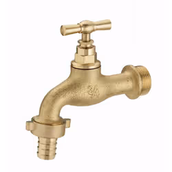 Robinet de jardin à clapet + raccord au nez NOYON & THIEBAULT - 1151 - Ouverture progressive du débit. Tête à potence avec cl ...
