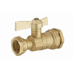 Noyon&thiebault - Vanne à sphère 1/4 tour laiton pour tuyau polyéthylène femelle écrou libre F3/4' (20x27) ø 32 mm - 1238-2032L1