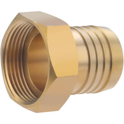 Noyon&thiebault - Raccord femelle laiton cannelé ptr ø sur crans 35.5 - tuy. pe Ø40 - Femelle 33x42