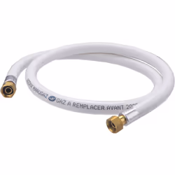 - Flexible caoutchouc longueur 1.50 mètres. - Durée de vie 10 ans - Tuyau armé en caoutchouc blanc, équipé de 2 raccords méca ...