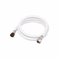 Description générale Tuyau flexible en caoutchouc blanc pour gaz butane et propane, d'une longueur de 2 mètres et d'une durée ...