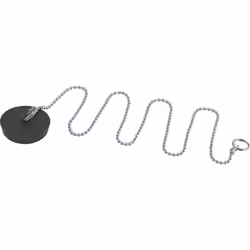 - Bonchon caoutchouc à chainette. - Ø42-45 - Longueur 70 cm.