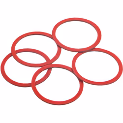 - Joint plat en fibre rouge pour extérieur de raccord : tête de robinet, bouchon purge ou vidange, purgeur - température util ...