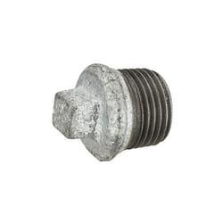 Bouchon fer galva mâle 1 pièce Mâle Entrée : 1' (26x34)