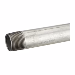 Résumé : Tube fer galva long.2 m M.26x34 par NOYON ET THIEBAULT -Sert à conduire de l'eau, de la vapeur, du gaz et de l'air c ...