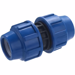 Jonction égale en plastique pour tubes polyéthylène de diamètre 32 mm Elle permet de réaliser un circuit d'alimentation en ea ...