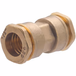 Jonction égale en laiton pour tubes polyéthylène de diamètre 20 mm Elle permet de réaliser un circuit d'alimentation en eau à ...